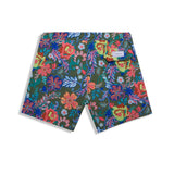 Pantaloni scurți de baie Floral Flex Kaki