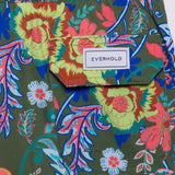 Pantaloni scurți de baie Floral Flex Kaki