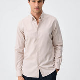 Cămașă Oxford Beige