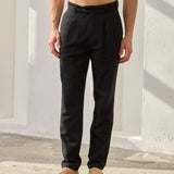 Pantaloni Everhold Negri