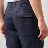 Pantaloni Everhold, Talie Elastică, Navy