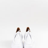 Pantofi Over Size White cu cusatură decorativă