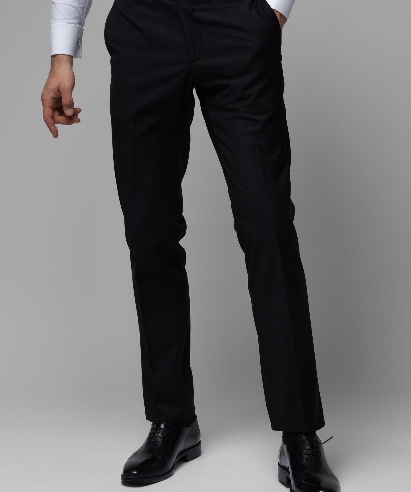 Pantaloni Negri Barbati, Pantaloni Negri cu Catarama, Pantaloni Barbati Eleganti
