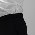 Pantaloni Negri Barbati, Pantaloni Negri cu Catarama, Pantaloni Barbati Eleganti