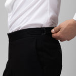 Pantaloni Negri Barbati, Pantaloni Negri cu Catarama, Pantaloni Barbati Eleganti