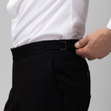 Pantaloni Negri Barbati, Pantaloni Negri cu Catarama, Pantaloni Barbati Eleganti
