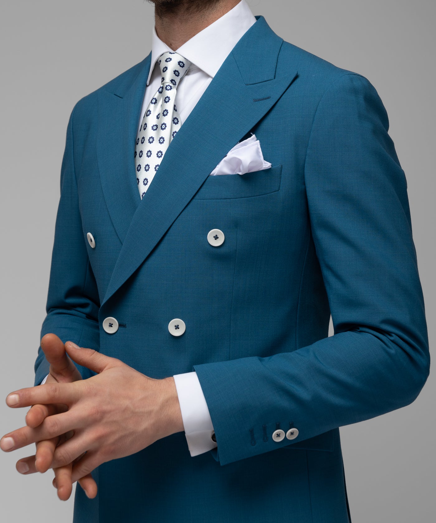 Costum Barbati, Costum Albastru, Costum Albastru Barbati Elegant