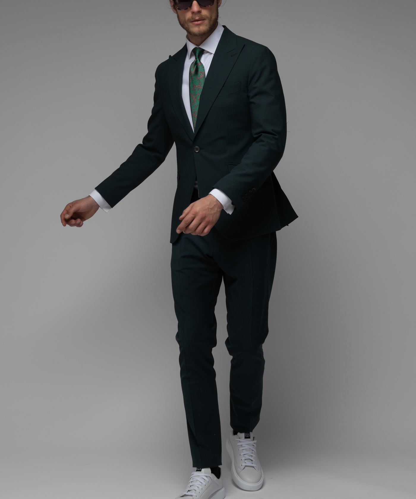 Costum Barbati, Costum Verde Imperial, Costum Verede Elegant Barbati