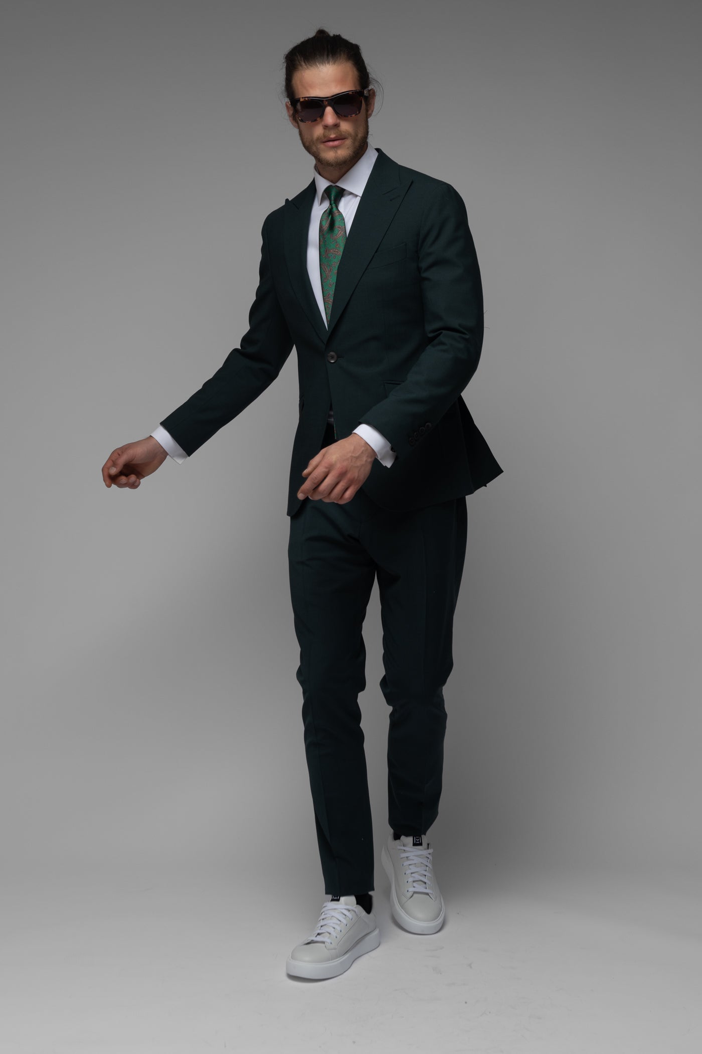 Costum Barbati, Costum Verde Imperial, Costum Verede Elegant Barbati