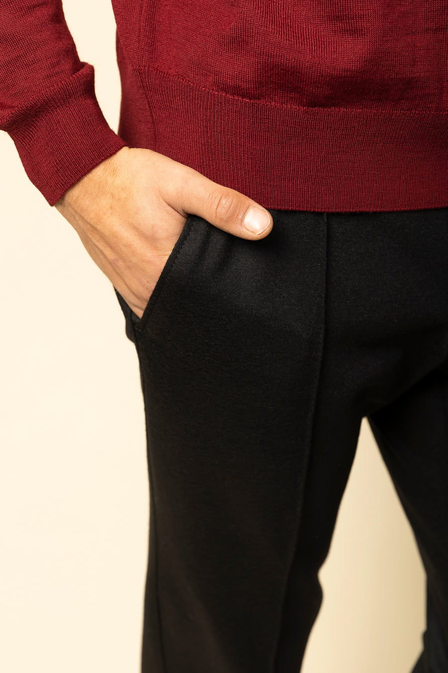 Pantaloni negri Confort Line