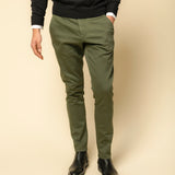Pantaloni Chino Olive