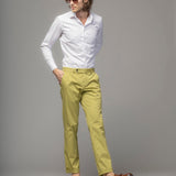 Pantaloni Chino Lime
