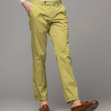 Pantaloni Chino Lime
