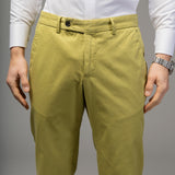 Pantaloni Chino Lime