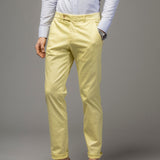 Pantaloni Chino Light Yellow