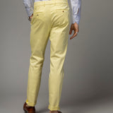 Pantaloni Chino Light Yellow