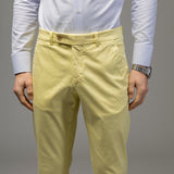 Pantaloni Chino Light Yellow