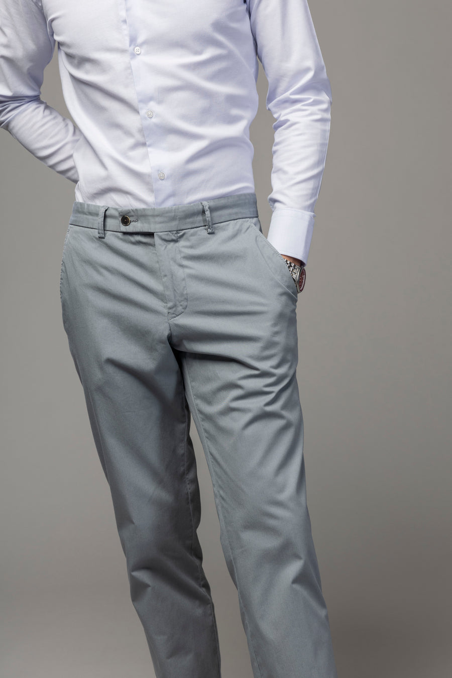 Pantaloni chinos grey