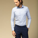 Cămașă albastră slim fit