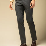 Pantalon flanel grey închis
