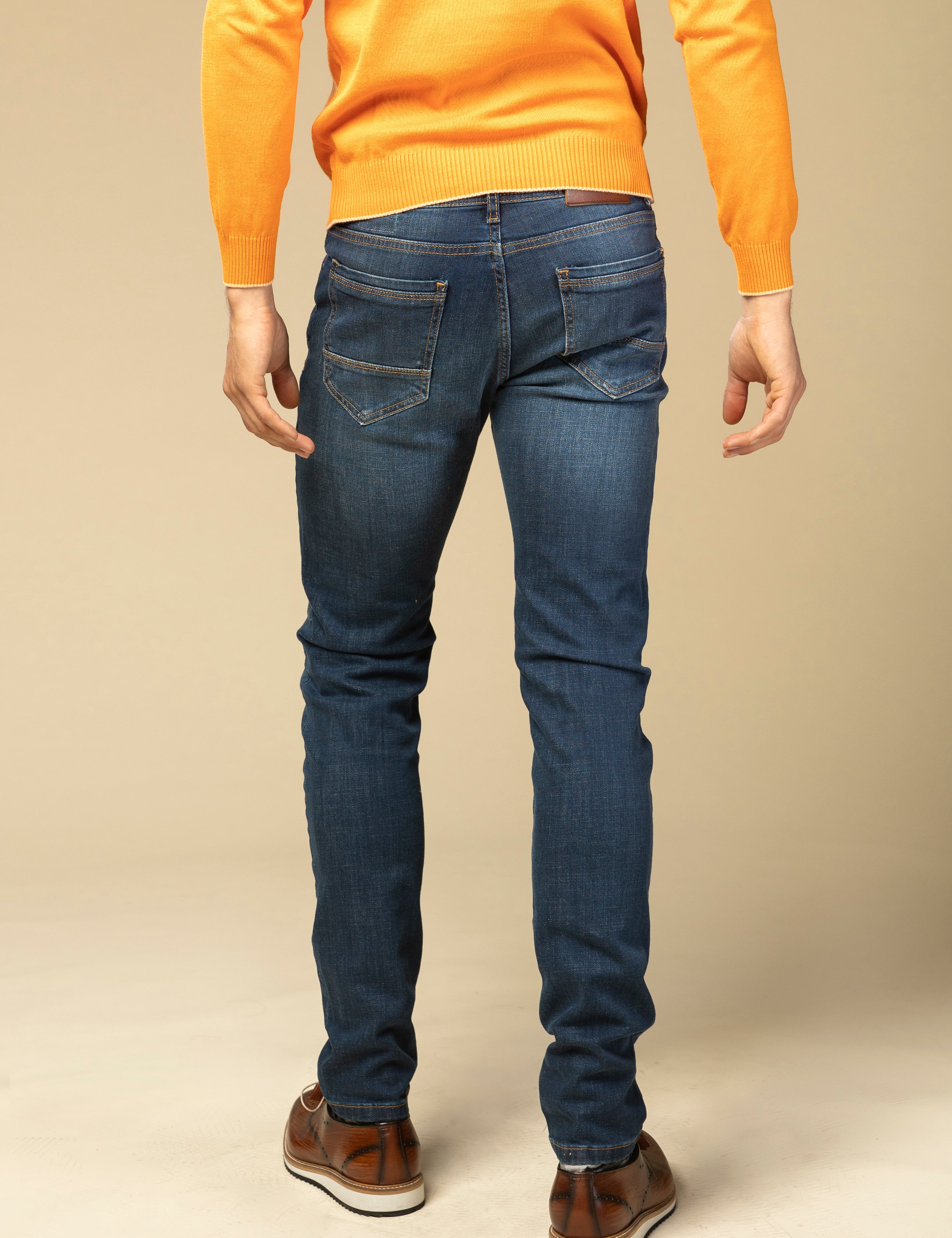 Pantaloni Jeans slim fit navy